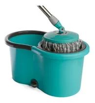 Comprar Set Limpieza Simple Kleen® Smart Spin Bastón Mop Exprimidor Color Azul
