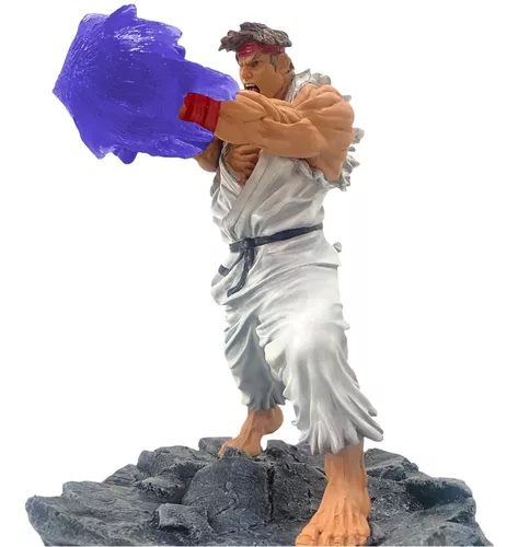 Boneco Akuma Street Fighter Estátua Colecionável Resina