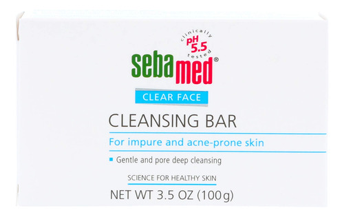 Sebamed Clear Face - Barra De Limpieza Para Adolescentes De 