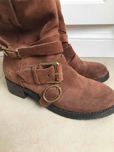 Botas De Gamuza Marrones Marca Lucky Brand