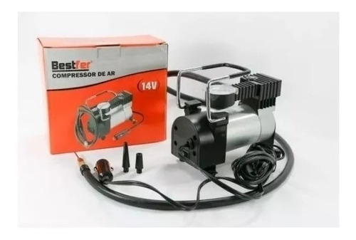 Mini Compressor Ar Portátil Pneu Carro Moto Bicicleta 14v