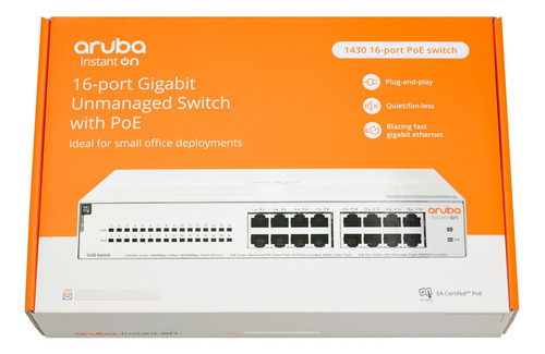 Switch Aruba Gigabit Ethernet Instant On 1430 16g 16 Puertos