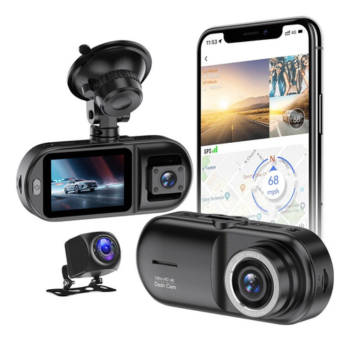 P Gravador Condução R Dash Cam Three Recording High Defini