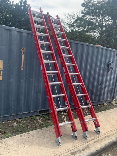 Escalera Telescopica En Fibra 24pies Y 32pies
