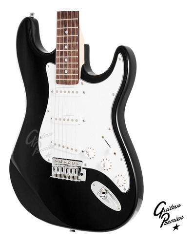 Imagen 4 de 8 de Pack Guitarra Electrica Rock Ampli Funda Afinador Cable Puas