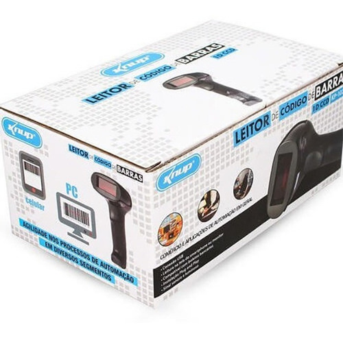 Scanner De Código De Barra Cfio Knup Kp-1026 Boleto Bancário