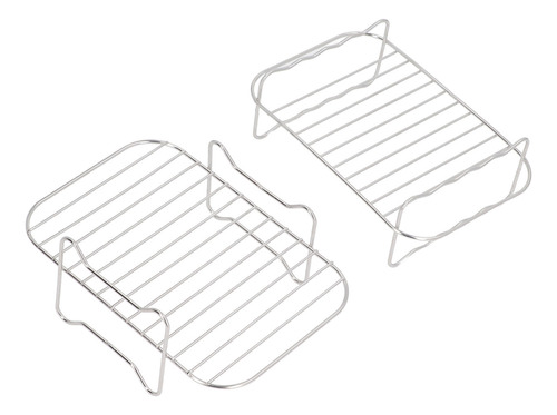 Estante Para Freidora De Acero Inoxidable, Pinchos, Cocción