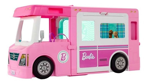 Vehículo Barbie Dreamcamper 3 En 1 Ghl93 Mattel