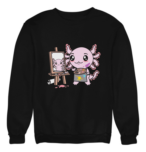 Sudadera Unisex Axolotzin Victoria Alada Ajolote Ajolotito