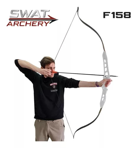 Arco Recurvo Semi Olimpico Swat Archery F158 Blanco