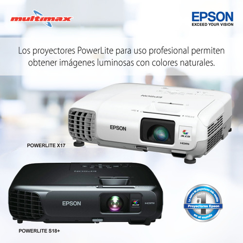 Proyector Epson Powerlite X17 Xga 3lcd Blanco (Usado)