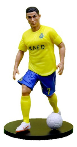 Figuras De Cristiano Ronaldo Al Nassr De Pvc 18 Cm