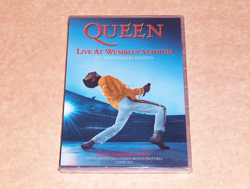 Queen - Live At Wembley Stadium 2 Dvd's Europeo Sellado! P78