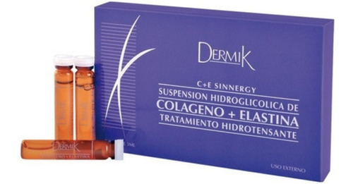 Ampollas Colágeno + Elastina 8 De 3ml Dermik C+e Sinnergy