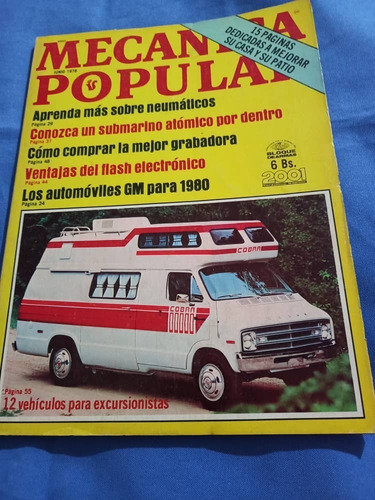 Revista : Mecanica Popular  1978 Junio  Vol 31 N* 6