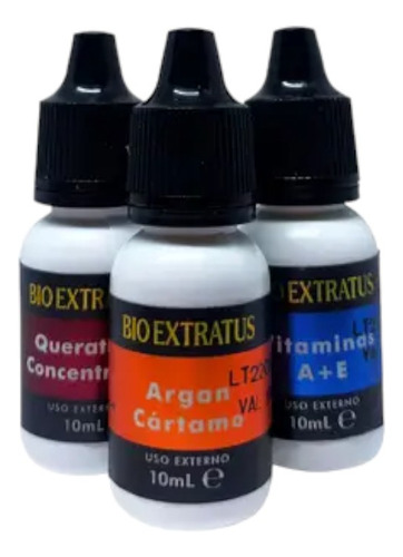 Kit 2 Mult Cronograma Capilar 30ml Bioextratus