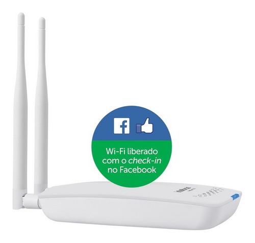 Intelbras - Router Wireless Corporativo Hotspot300 Facebook