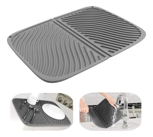 Alfombrilla De Silicona Para Secar Platos 43*30cm