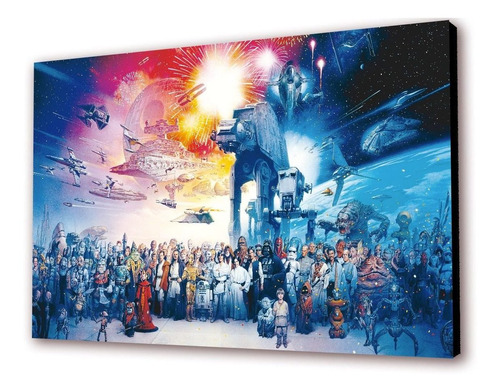 Cuadro 50x30 Cms Decorativo Poster Star Wars