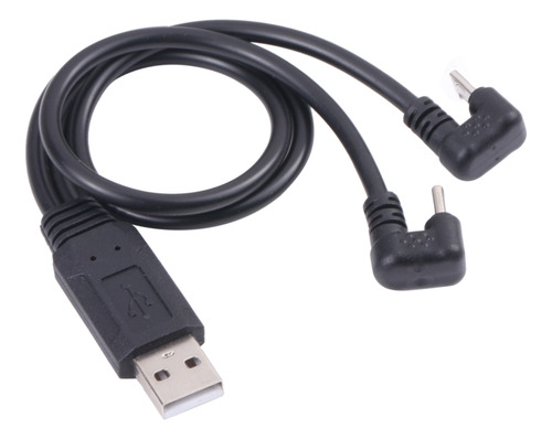 Cabo Usb C/type-c Macho Em Forma De U+cabo Micro Usb Macho P