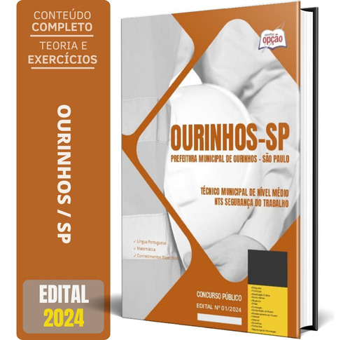 Apostila Prefeitura Ourinhos Sp 2024 Técnico Municipal Nível