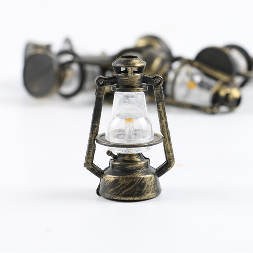 Imagen 2 de 8 de 6pcs Retro Kerosene Lámpara Prop Portátil Luz Lámpara De La