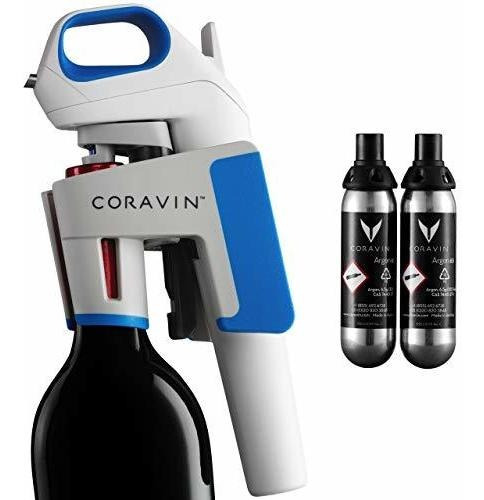 Coravin Sistema One Wine, Azul Cobalto/blanco/gris