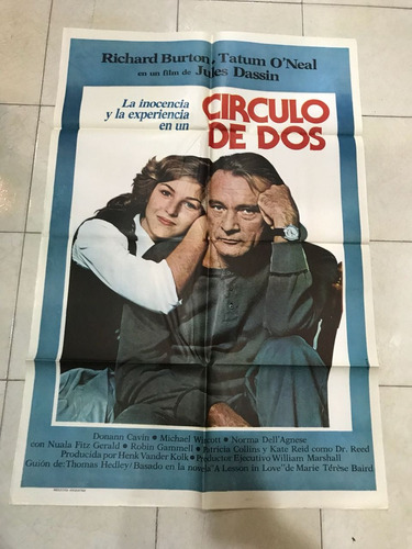 Antiguo Afiche De Cine Orig. Con Richard Burton-envio 