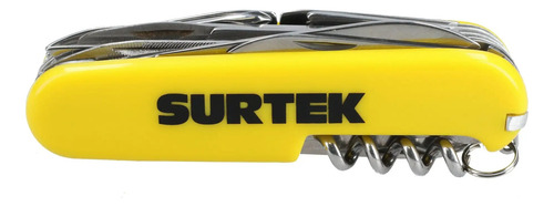 Navaja Plegable Multifunción 21 En 1 Surtek® Acero Inox