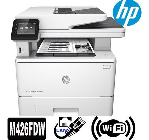Impresora Multifuncional Hp Laserjet Pro M426fdw, Wifi, Lan