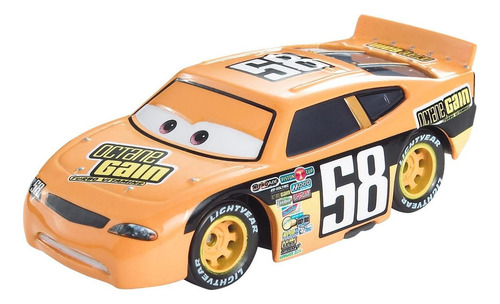 Disney Pixar Cars Octane Gain #58 Vehículo Metal 1:55