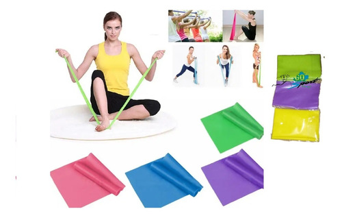 3 Bandas Ligas Elásticas Ejercicios Pilates - Kit 3 Niveles.
