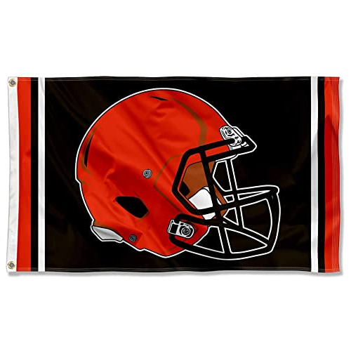 Bandera Del Casco De Cleveland Browns Nuevo Diseño Del...