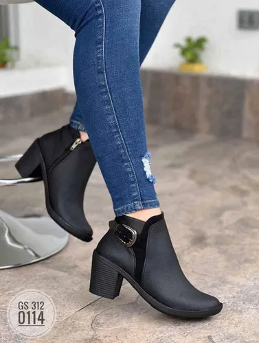 Botines Destalonados Negros Mujer MercadoLibre