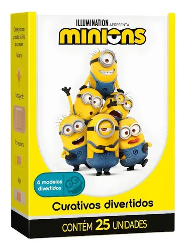 Curativos Minions Infantil 25 Unidades Cremer