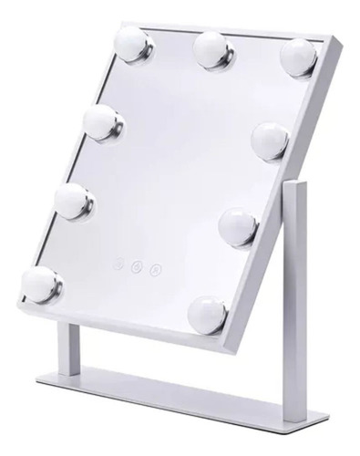 Espejo Tocador Maquillaje Hollywood Mirror 9 Led Usb 3 Modos