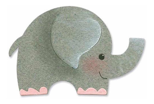 Scrapbook Dado Corte Elefantito Figura Elefante Corta Papel