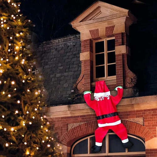 Adecuado Para La Decoración De Papá Noel En Puertas Y Ventan