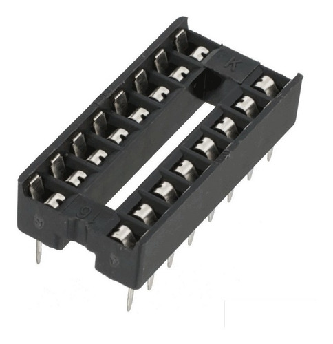 Socket Adaptador Integrados Zocalo Dip16 Dip 16 Ic Plastico