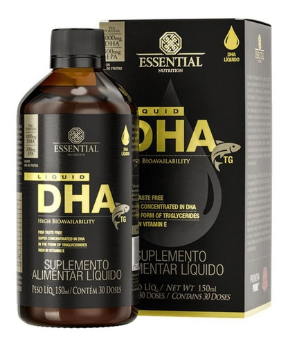 Ômega 3 Dha Tg Liquid 150ml - Essential Nutrition