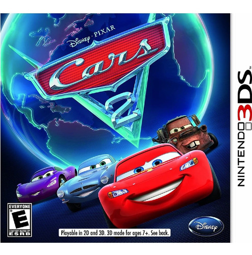 Jogo Disney Pixar Carros 2 Para Nintendo 3ds Midia Fisica