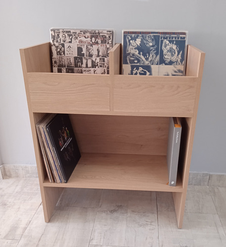 Mueble Batea Doble Guarda Discos De Vinilos 300lps