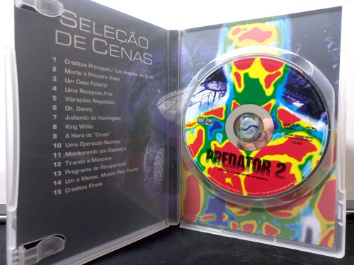 Dvd Predador 2 - A Caçada Continua/ Denny Glover (Usado)