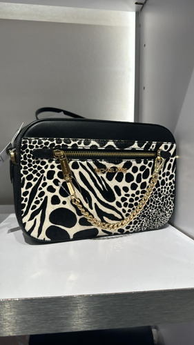 Jet Set Item Black Animal Print Michael Kors