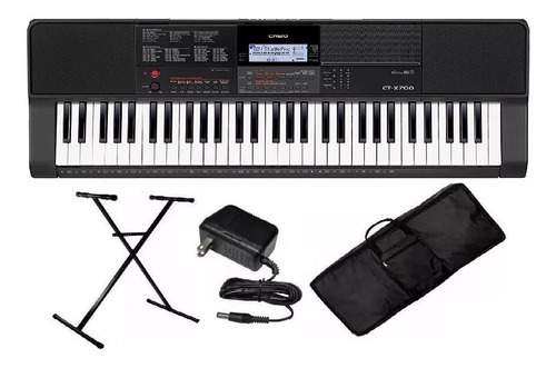 Organo Teclado Ct-x700 Casio Fuente Soporte Funda