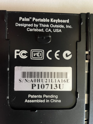 Teclado Portátil Palm Para M500/m515 Y Palm Lii.