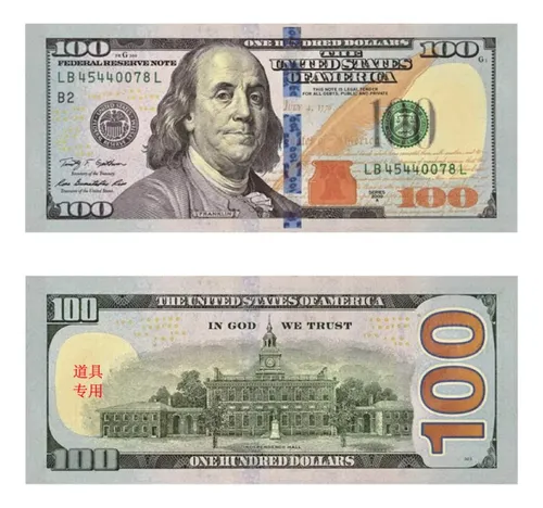 comprar 500pcs Billetes Falsos De Juego Réplica Dólares Divertidos F
