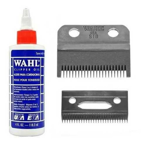 Navaja De Repuesto Wahl Magic Clip Original + Aceite 118 Ml