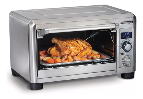 Horno Y Freidora De Aire Hamilton Beach 31243 32 Litros Color Plateado