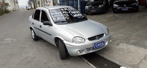 Corsa Sedan 2002 8valvulas Direção Vidros Travas Laudo Ok